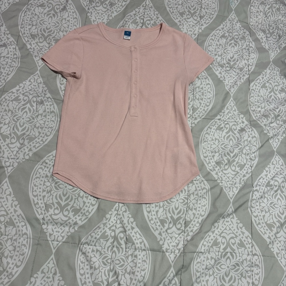 Old Navy Pink Short Sleeve Tee